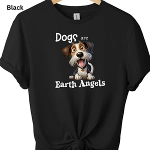 Funny Dog Graphic Print T-Shirt Humorous Graphic Tee Men's Women's Graphic Tee - Picture 1 of 15