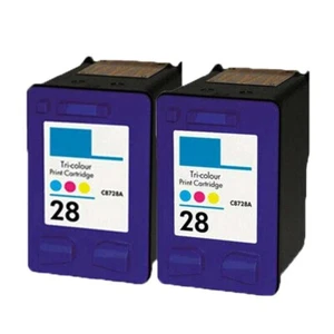 2 TriColour Regenerowany wkład atramentowy do HP 3520v 3520w 3320v 3322 C8728A - Zdjęcie 1 z 2