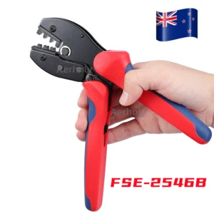 Crimping Plier Solar Panel Connector Tool Cable Pliers 14-10AWG Ratchet Crimper - Picture 1 of 12
