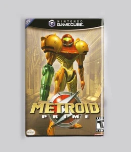 "METROID PRIME / GAMECUBE - IMÁN NEVERA DE 2""x3"" (Nintendo Game Box retro nes) - Imagen 1 de 3