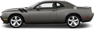 Rhombus Vinyl Graphics Decals Stripes for Dodge Challenger 2008-2014 - Picture 1 of 1