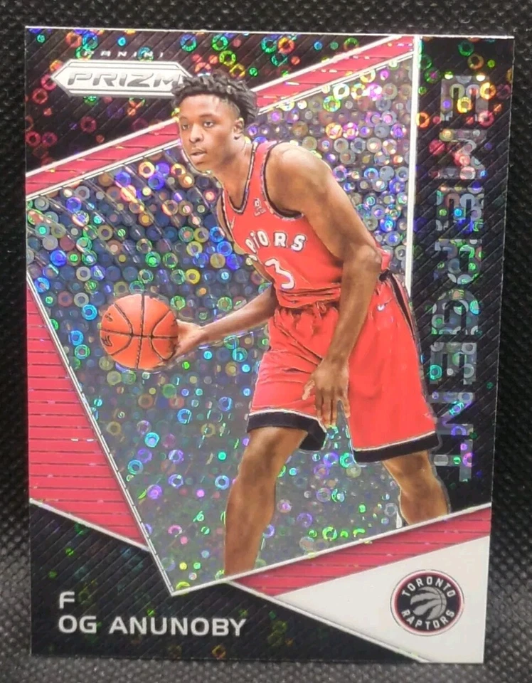 OG Anunoby 2017-18 Panini Prizm Emergent Fast Break Rookie Card RC #EM-OGA - Image 1 of 2