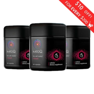 3 Packs MitoQ Heart Cardiovascular Support CoQ10 180 Capsules Ship from NZ - Picture 1 of 7