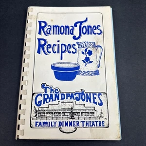 Ramona Jones Recipes from the Grandpa Jones Family Dinner Theatre Autographed - Picture 1 of 19