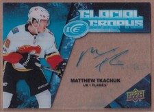 2017-18 Upper Deck Ice Glacial Graphs #MT Matthew Tkachuk AUTO FLAMES PANTHERS