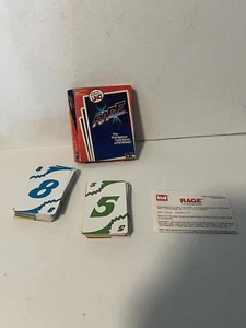 Vintage 1983 RAGE Card Game From the Makers of UNO Missing 1 Card - Picture 1 of 4