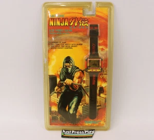 NOS VTG 1990 Tiger Electronic Ninja Gaiden LCD Game Wrist Watch New Fact. Sealed - Picture 1 of 5