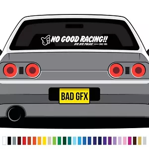 No Good Racing Windscreen Large Visor Strip, JDM Kanjo Honda Civic EK9 EG EF - Picture 1 of 4