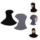 2 Pcs Milchseide Muslimische Damenmütze Hijab Mit Voller Halsabdeckung