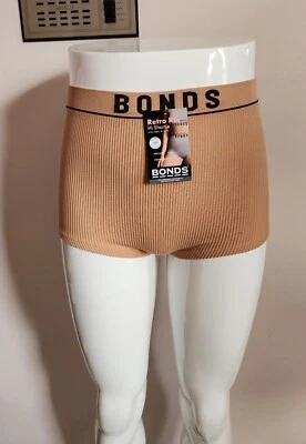 Bonds Ladies WT46 ERS Blushed Retro Rib Hi Shortie Brief Size 14 New - image 1 of 4