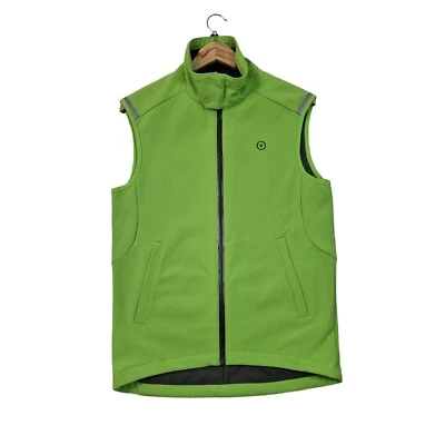 Vulpine Cycling Gilet Jacket Mens Small Green Waterproof Windproof Vest Outdoors - Image 1 of 4
