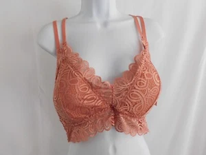 blake & co Bralette Womens Racerback Peachy Orange Size 2X - Picture 1 of 7