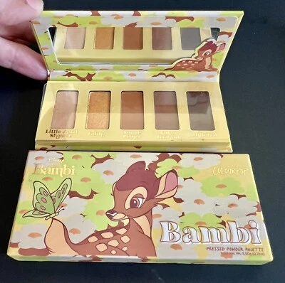Colourpop Disney Bambi Mirrored Pressed Powder Eyeshadow Palette Disneycore NIB - Image 1 of 4
