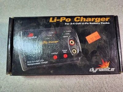DYNAMITE DYN4058 LI-PO CHARGER FOR 2-4 CELL LI-PO BATTERY PACKS NEW IN BOX - Image 1 of 3