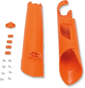 UFO KT04002#127 FORK SLIDER PROTECTORS SX/SX-F/EXC ORANGE KTM EXC 250 2010 - Foto 1 di 1