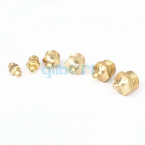 10pcs M4 M5 M6 M8 M10 Metric Male Brass Grease Zerk Nipple Fitting Grease Gun - Picture 1 of 98