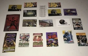 1990s 2000s NFL College Arena Football Pocket Schedules Lot x 20 Ravens Iowa - Picture 1 of 6