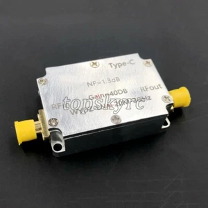 20M-3GHz RF Amplifier LNA Low Noise Amp Noise Figure 1.3DB Gain 40DB For GPS ts - Picture 1 of 4