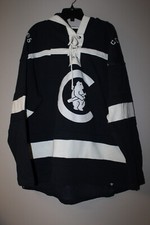 New MLB Chicago Cubs old time jersey style mid weight cotton hoodie men's L