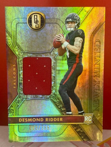 2022 Panini Gold Standard Newly Minted DESMOND RIDDER ROOKIE PATCH /399 FALCONS