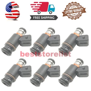 021906031D 6x Fuel Injectors For 99-03 VW Golf Jetta 1997 EuroVAN V6 2.8L IWP022 - Picture 1 of 7