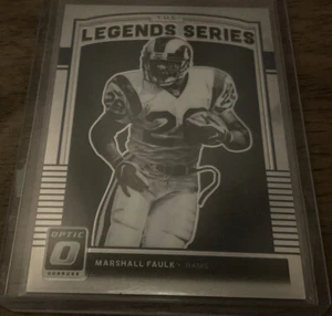 2018 Donruss Optic MARSHALL FAULK The Legends Series Insert #LS-MF - Picture 1 of 2