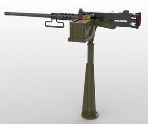1/6 Scale Battleground M2HB 50 Cal Machine gun & pedestal - Picture 1 of 2