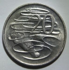 DOUBLE SIDED AUSTRALIAN 20 CENT COIN AU 20c DOUBLE HEADED / double TAILED coin