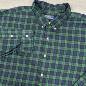 Polo Ralph Lauren L/S Hemd Herren 5XLT Tartan kariert grün blau blackwatch kariert - Bild 1 von 8