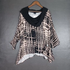 Dairi Fashion Marokko Tunika Top Damen Einheitsgröße Art To Wear Lagenlook Wasserfallausschnitt - Bild 1 von 8
