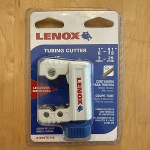 Lenox Tools 21010TC118 Professional Tubing Cutter 1/8" - 1-1/8" Plumbing Heating - Picture 1 of 2
