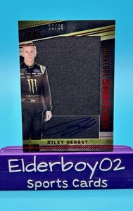 Riley Herbst /25 Auto Firesuit Signature Swatches Red Foil 2023 Prime Racing - Picture 1 of 3