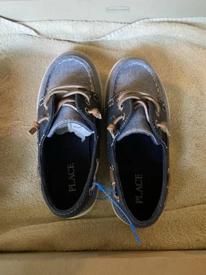 Туфли The Childrens Place размер 11 серые и темно-синие - Изображение 1 из 4