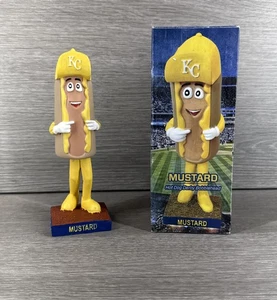 HTF NUOVO in scatola Kansas City Royals senape hot dog derby bobblehead 2013 SGA - Foto 1 di 5