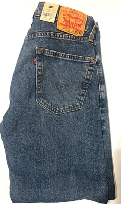 NWT MEN'S LEVI’S 505 1649 REGULAR STRETCH SET AT WAIST M. BLUE JEANS PANT DENIM - Image 1 of 4