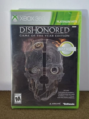Dishonored Microsoft Xbox 360 New Factory Sealed 2013 - Image 1 of 4