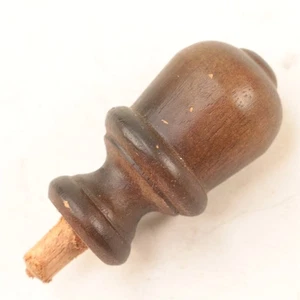 Wooden Clock Finial 1-3/4 inches Antique - XC602 - Picture 1 of 2
