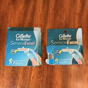 Gillette Sensor Excel for Women Rasierklingen-Nachfüllpack 14 Patronen 2000 Neu aus altem Lagerbestand - Bild 1 von 3