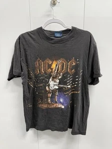 Vintage ACDC Stiff Upper Lip Tour Shirt 2000 Black Size Small - Picture 1 of 4