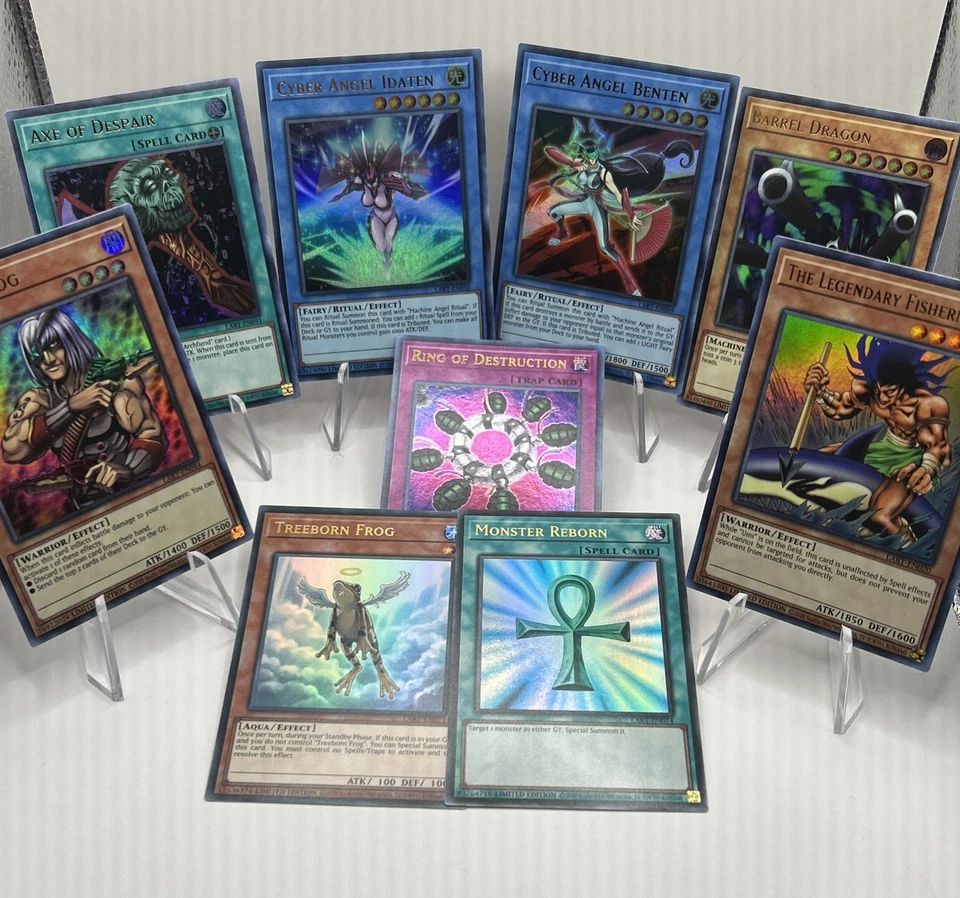 Yu-Gi-Oh! Lost Art Promo - 9 Card Lot - NEAR MINT! Monster Reborn, Treeborn Frog - Image 1 of 4