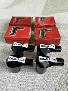 Set Of 4 Vintage Motorcycle Car Champion WCX 600 Spark Plug Caps Mini Riley MG - Picture 1 of 8