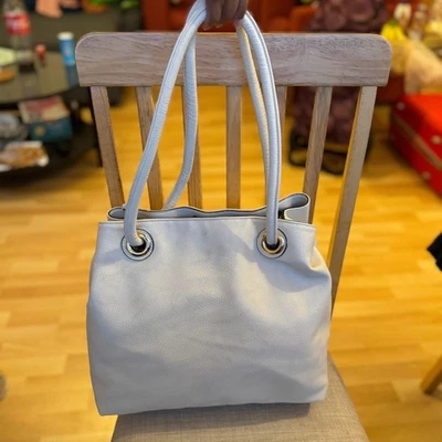 Catwalk Collection Damen Handtasche Hobo Schultertasche weiß Kunstleder Taschen - Bild 1 von 4