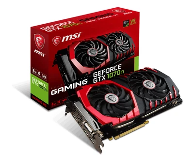 Nvidia MSI GTX 1070 Ti Gaming Graphics Card 8G - Image 1 of 4