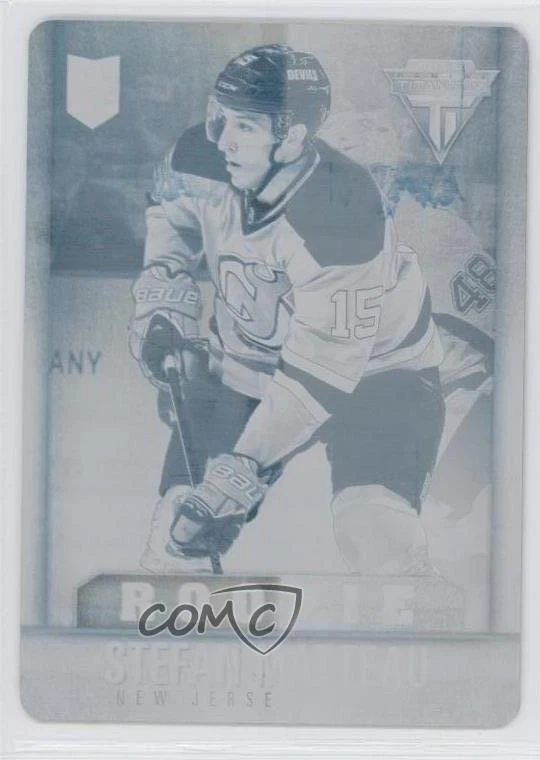 2013 Panini Titanium Printing Plate Cyan 1/1 Stefan Matteau #208 Rookie RC 0c3 - Image 1 of 3