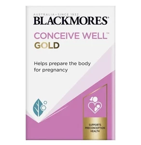 Lot Of 2x Blackmores Conceive Well Gold 112 Tabs/Caps – Pre-Conception Support - Picture 1 of 1