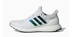 Adidas UltraBoost 1.0 White / Metallic Blue Green Sz 8 JH6584 Mens Size US 11 - Picture 1 of 5