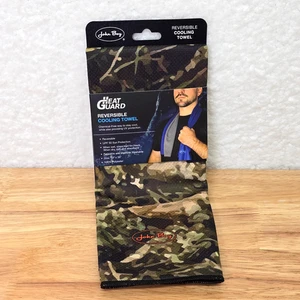 John Boy Camo Heat Guard Reversible Cooling Towel Tree Camoflage UPF 50 12 x 39 - Picture 1 of 8