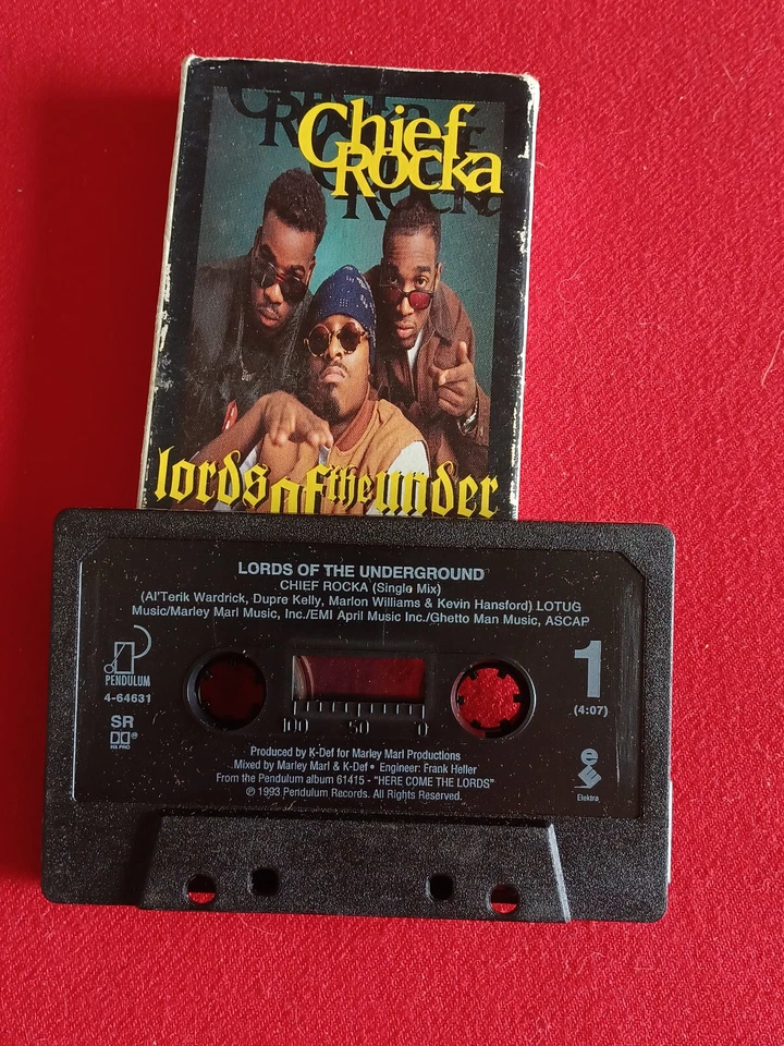 Chief Rocka - Lords Of The Underground ‎– Cassette - Image 1 of 4