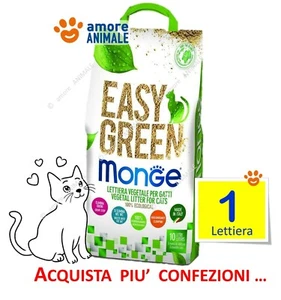 Monge Fácil Verde Bandeja Sanitaria Vegetales Gatos 10 Lt - 100% Ecológico Kan - Imagen 1 de 8