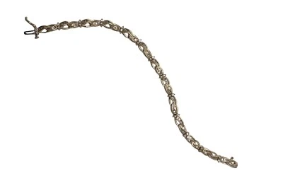 Pulsera Tenis Oro Amarillo 10k con Aprox 1CTW Diamantes Naturales 9,4 gramos Foto 1 de 4